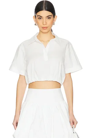 Simkhai Nicky Short Sleeve Crop Top