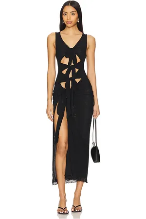 superdown Nelly Sheer Maxi Dress