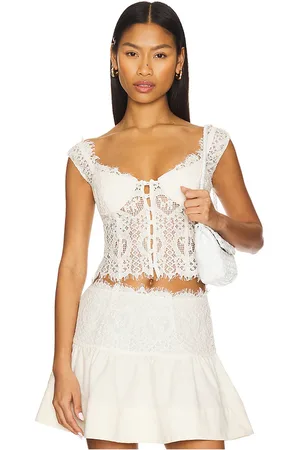 For Love & Lemons Doily Lace Top