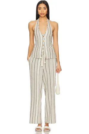 Free People X free-est Take Me To Paris Striped Set In
