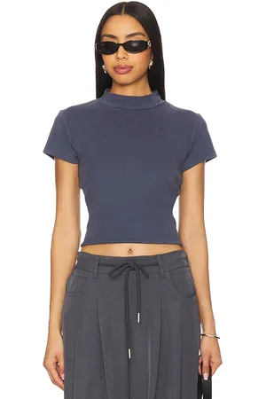 Bobi 1x1 Rib Mock Tee