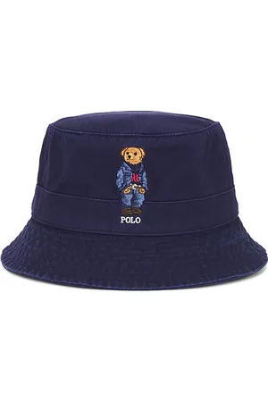 Ralph Lauren Chino Novelty Bear Loft Bucket Hat