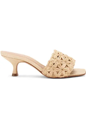 Schutz Dethalia Straw Sandal Perla