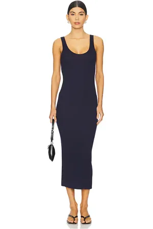 ENZA COSTA Stretch Silk Knit Maxi Tank Dress