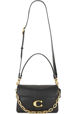 Coach Smooth Leather Chain Tabby Handbag