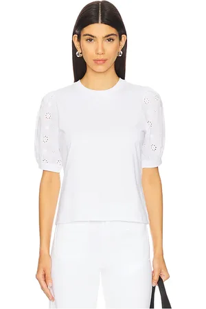 Frame The Lace Sleeve Tee