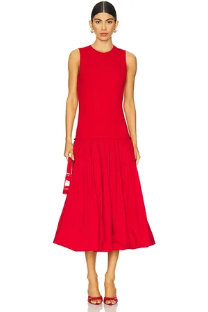 SIMON MILLER Yanez Poplin Combo Dress