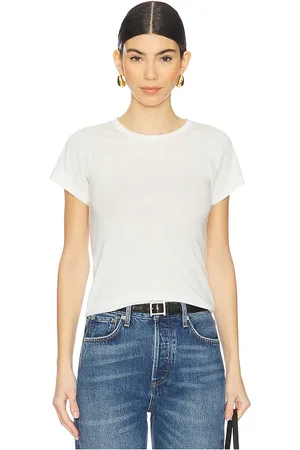 ÉTERNE Fitted Crewneck Short Sleeve Top