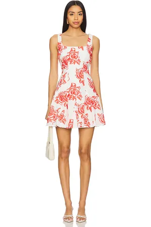 Milly Ariel Rose Embroidery Mini Dress