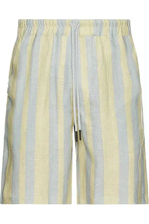 Oas Mist Strata Nicola Linen Shorts