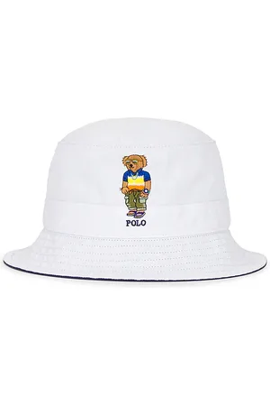 Ralph Lauren Chino Novelty Bear Loft Bucket Hat