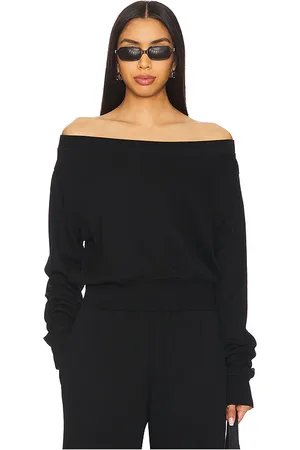 Michael Lauren Bix Off The Shoulder Sweatshirt