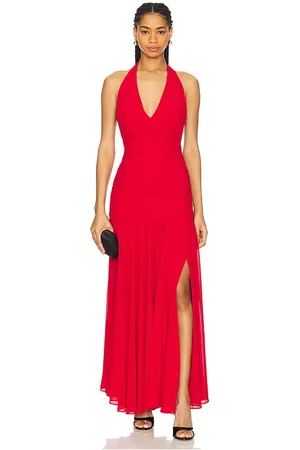 Bardot Mave Halter Neck Maxi Dress