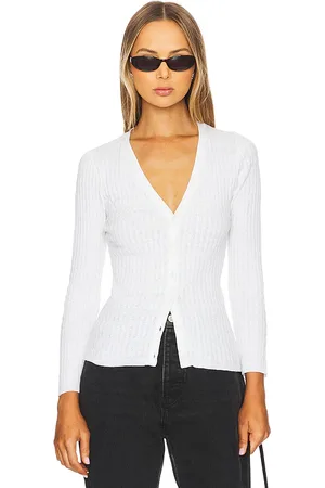 ENZA COSTA Linen V Neck Cardigan