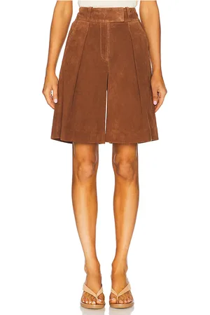 Ivy & Oak Lea Suede Leather Bermuda Shorts