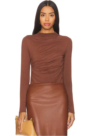 ENZA COSTA Long Sleeve Twist Top