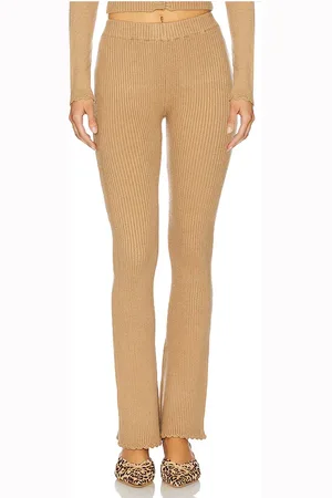 Frankies Bikinis X Bella Hadid Texas Ribbed Knit Pant