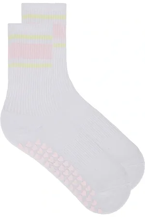 WellBeing + BeingWell Multi Stripe Grip Sock