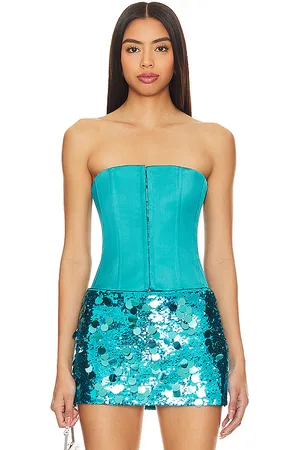 DANIELLE GUIZIO Satin Corset