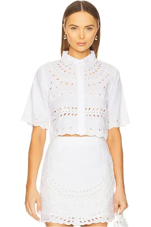 Karina Grimaldi Malaga Embroidered Shirt