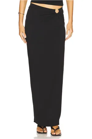 GOOD AMERICAN Stretch Jersey Maxi Skirt