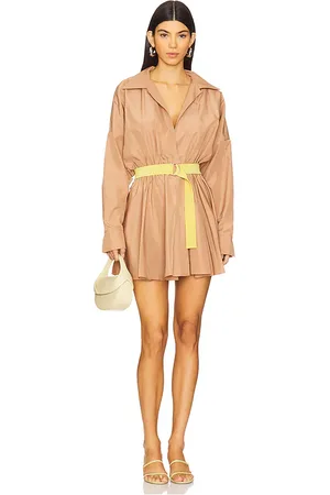Norma Kamali Super Oversized Shirt Mini Dress