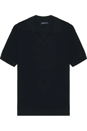 Frescobol Carioca Rino Str Cotton Salt And Pepper Stitch Ss Knitted Polo