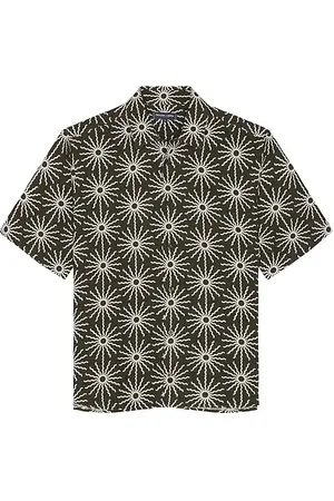 Frescobol Carioca Castro Linen Copa Sol Printed Shirt