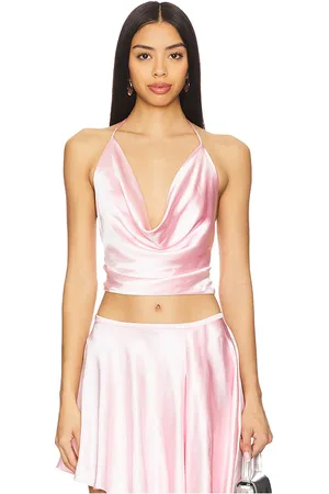 Bardot Andreama Satin Halter Top