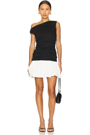 LINE & DOT Wesley Mix Media Mini Dress