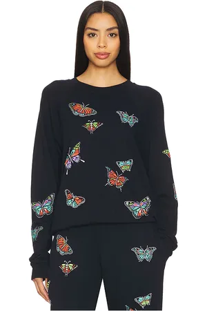 LAUREN MOSHI Anela Vintage Butterflies Pullover