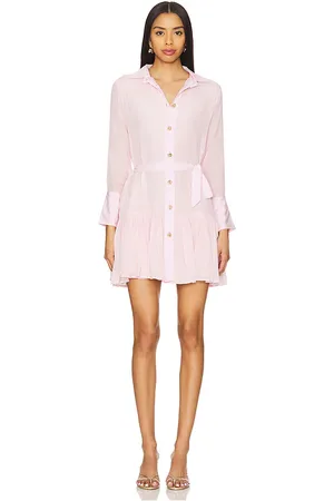 Karina Grimaldi Daphne Solid Mini Dress