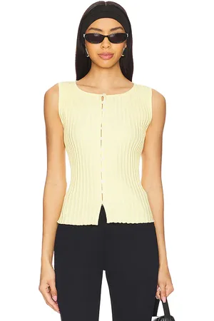Free People Tilly Vest Banana Cream