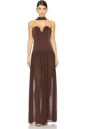 LPA Ada Corset Maxi Dress