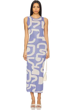 Minkpink Iris Intarsia Knit Midi Dress