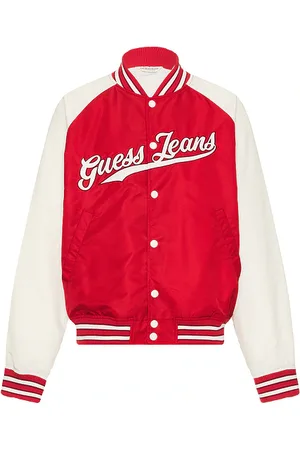 Guess Raglan Patch Bomber Jacket