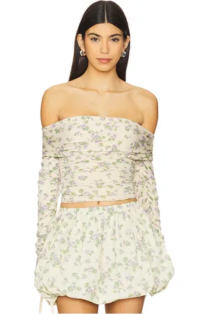SWF Off Shoulder Wrap Top