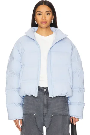 Alexander Wang Jacquard Channel Cropped Puffer