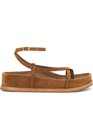 Loeffler Randall Ankle Wrap Footbed Sandal