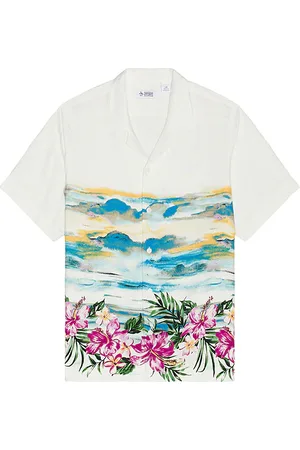 Original Penguin Hibiscus Scene Camp Shirt