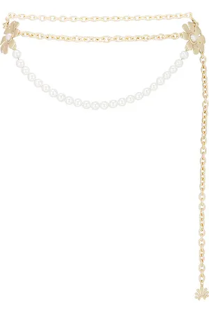 Lele Sadoughi Daisy Chain Belt