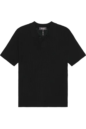WAO Relaxed Open Knit Polo