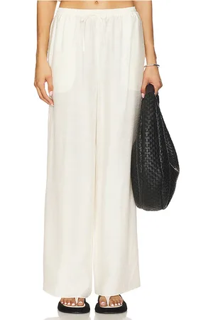 ONIA Textured Gauze Wide Leg Pant