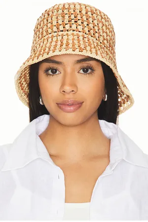 Loeffler Randall Jocelyn Raffia Bucket Hat