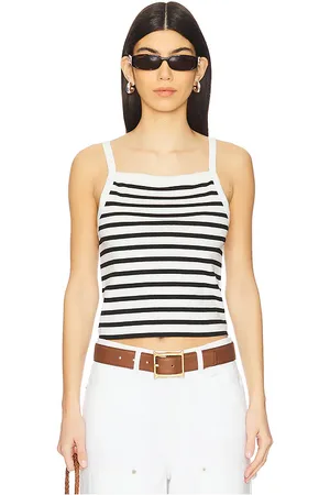 La Ligne Striped Cropped Tank