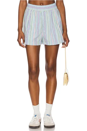 Free People Get Free Striped Pull On Short