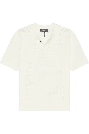 WAO Relaxed Open Knit Polo
