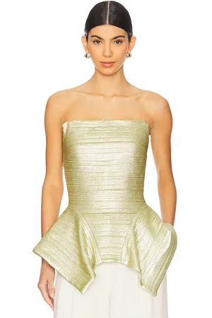 PRABAL GURUNG Corset Strapless Panier Top