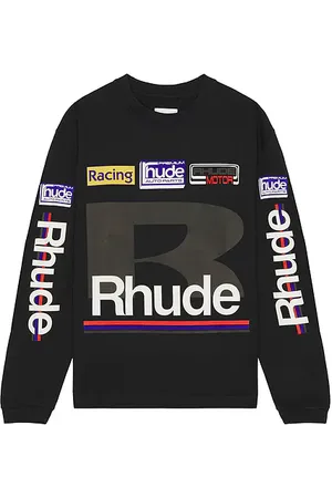 Rhude Petrol Patch Long Sleeve Tee