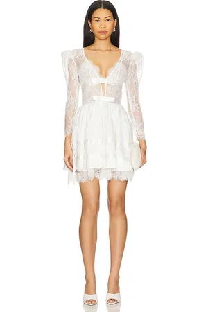 For Love & Lemons Annabelle Lace Mini Dress